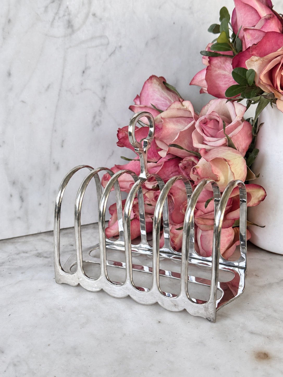 Antique Walker and Hall Extra Large Toast Rack