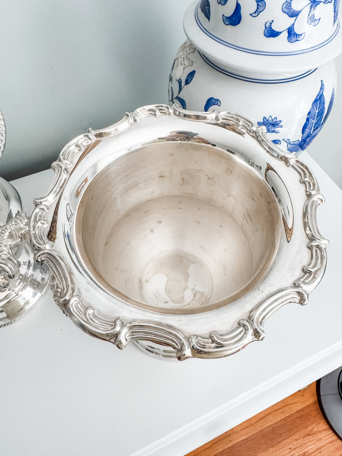 Classic Vintage Silverplate Champagne Bucket