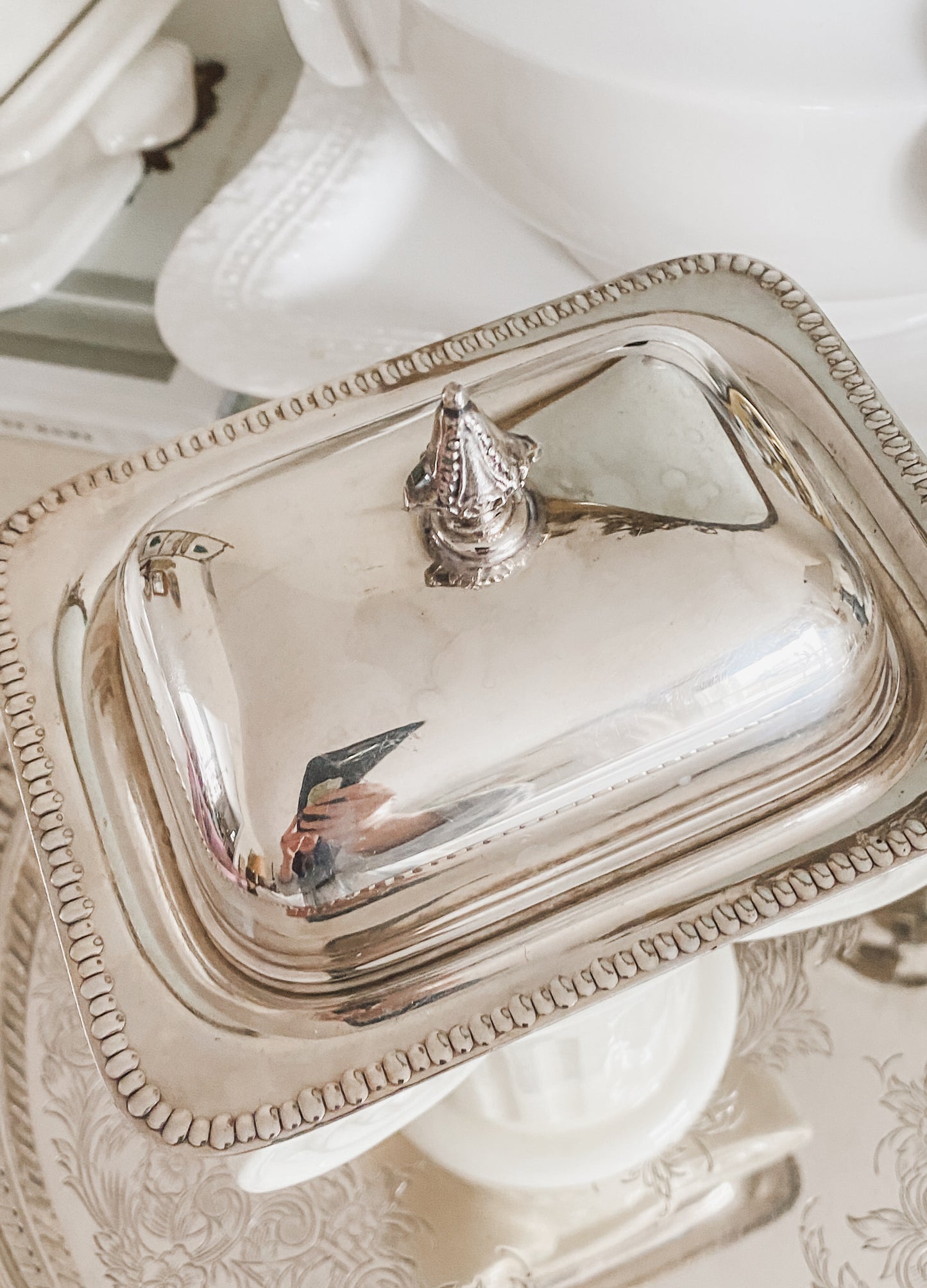 Sheffield Silver Co. Butter Dish