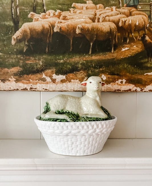 Mottahedeh Lamb Tureen Made in Portugal