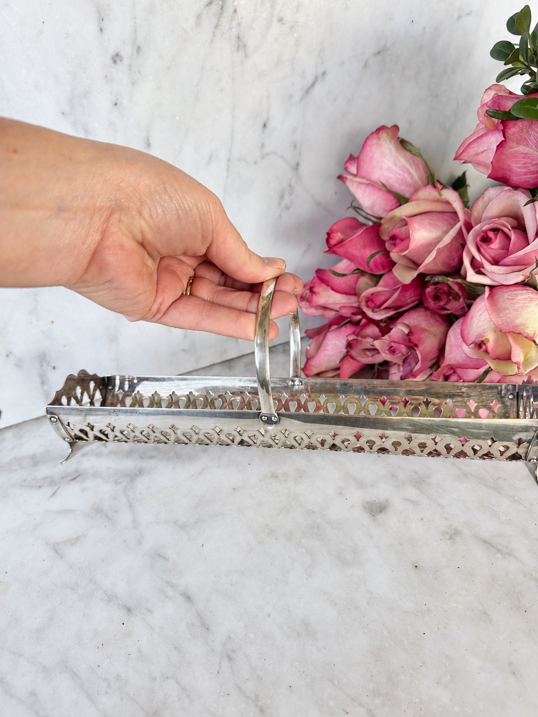 Antique Cracker or Biscuit Tray