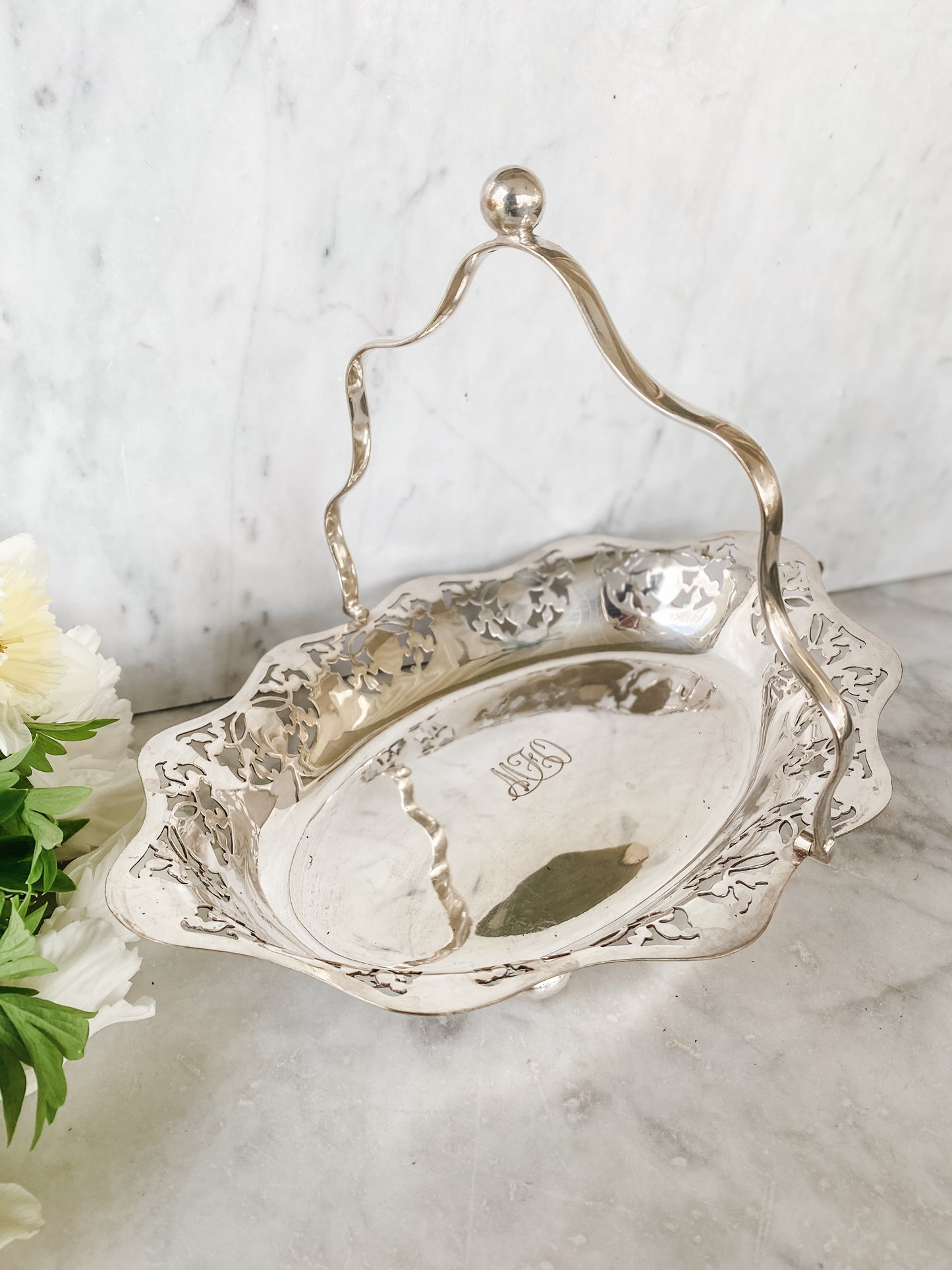 Antique Swing Basket
