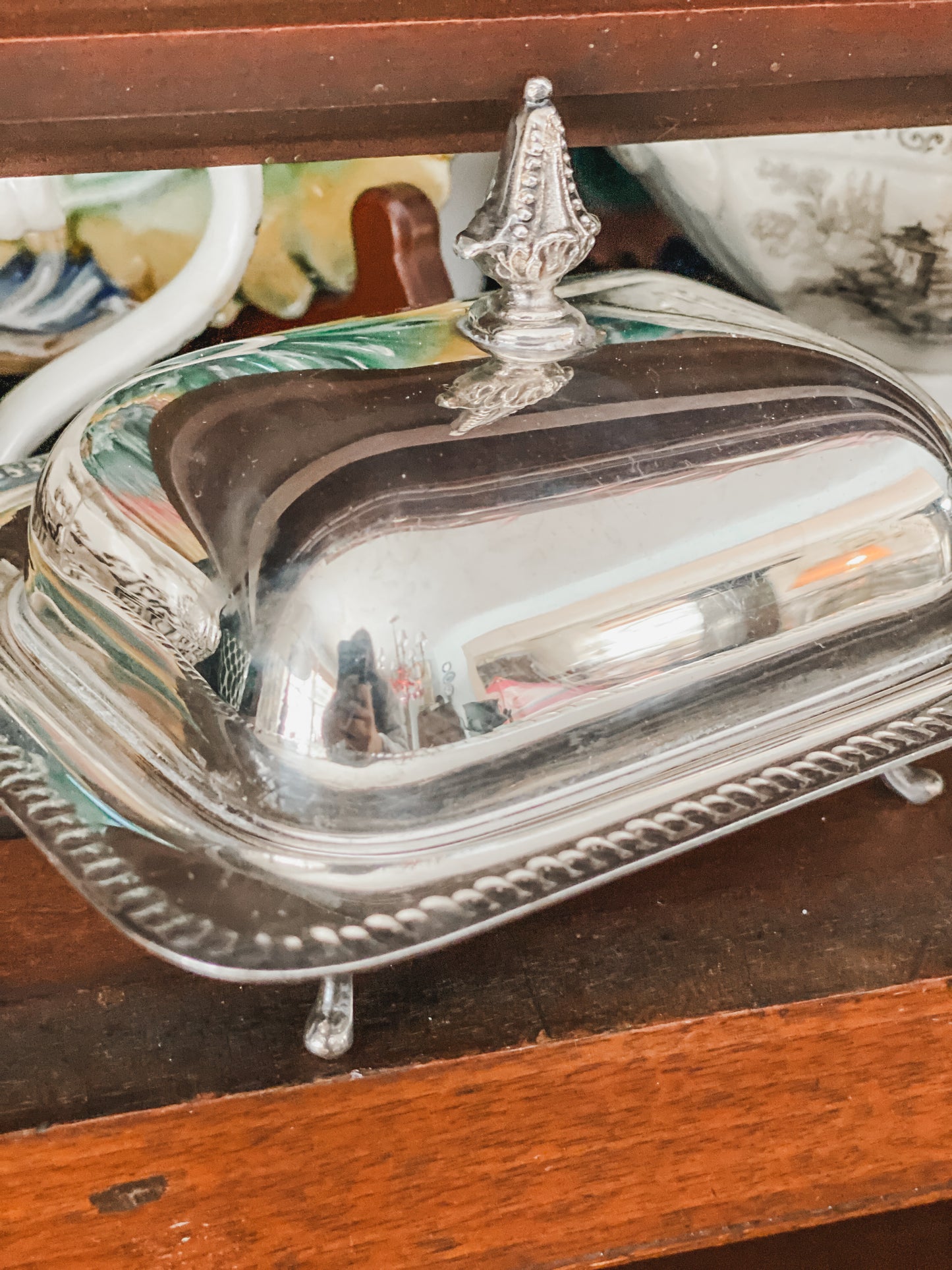 Sheffield Silver Co. Butter Dish