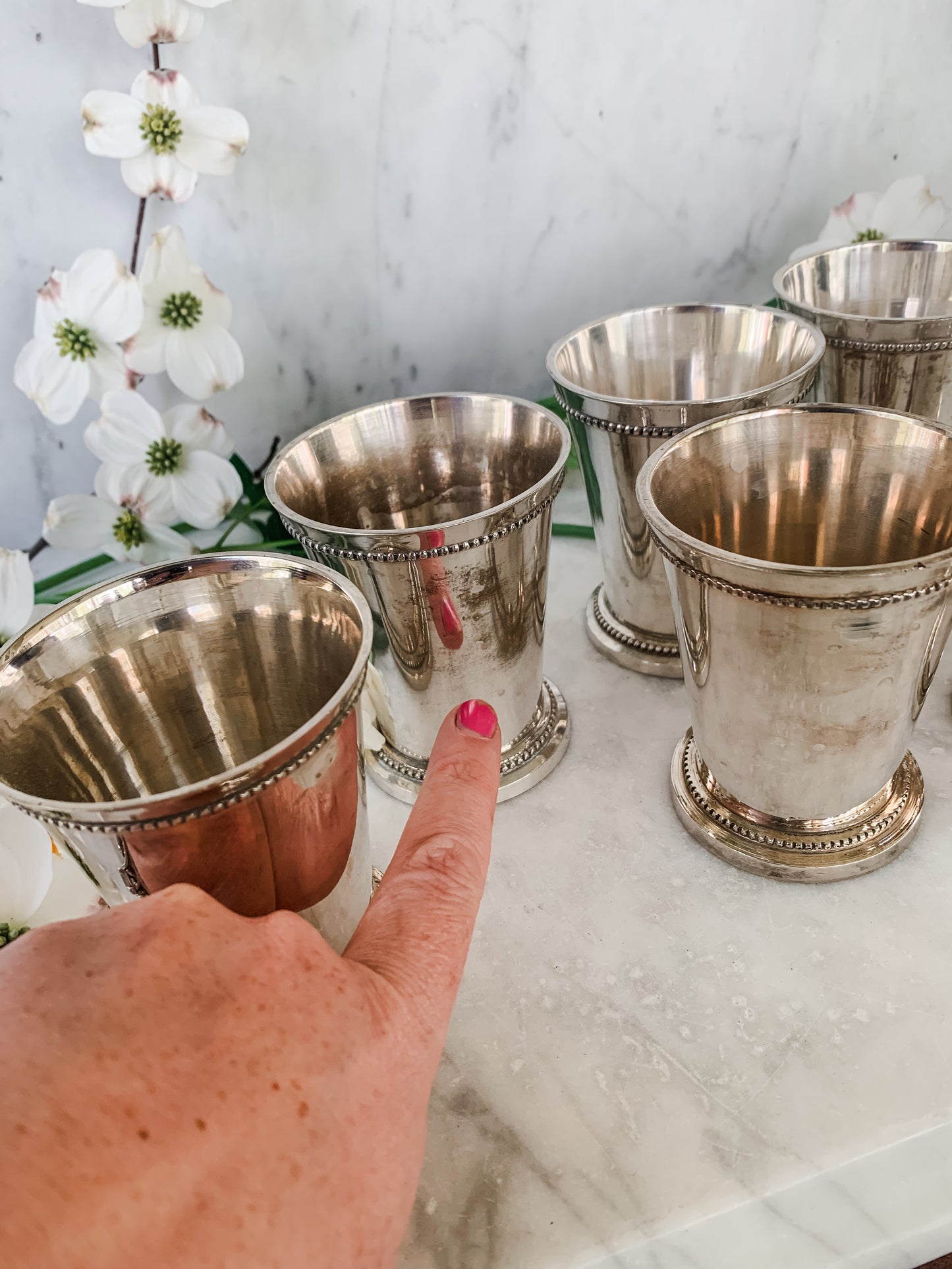 Set of 8 Mint Julep Cups
