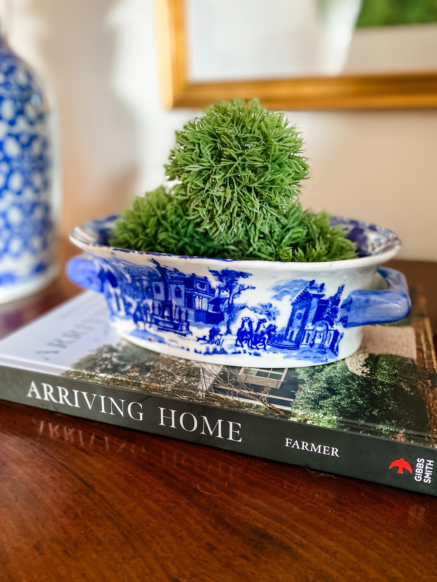 Blue and White Footbath / Tureen