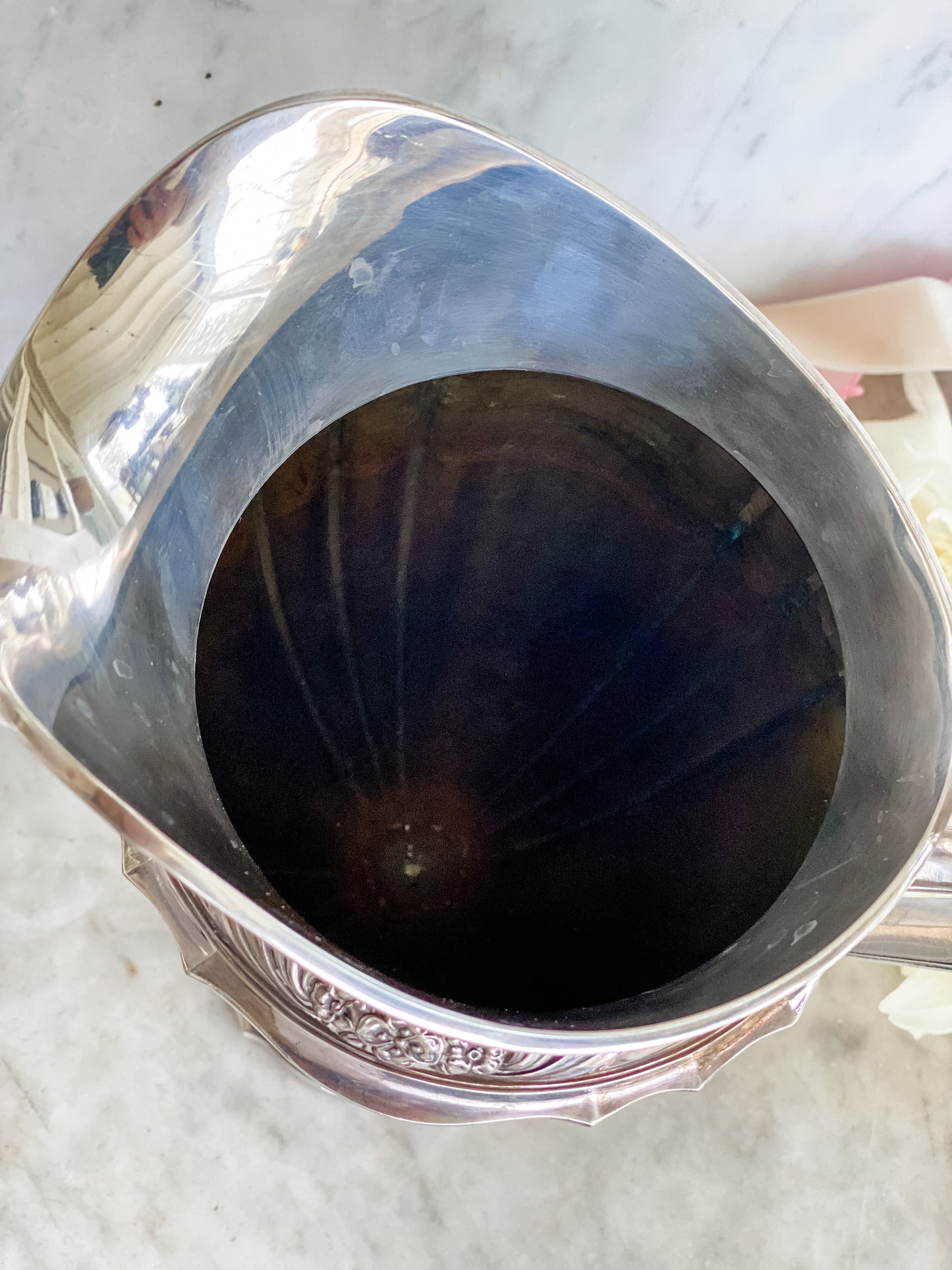 Elegant 1940s Rogers Bros Silverplate Pitcher