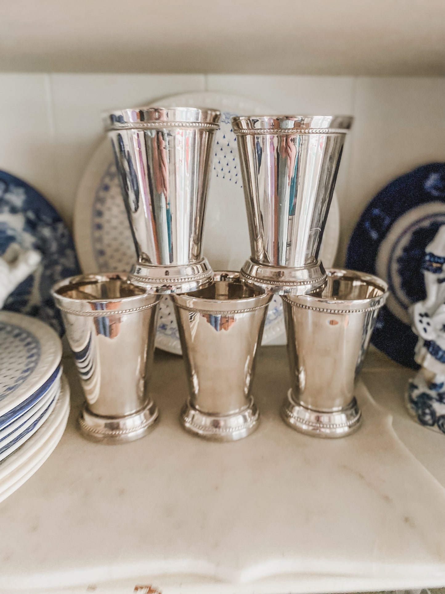 Set of 5 Mint Julep Cups
