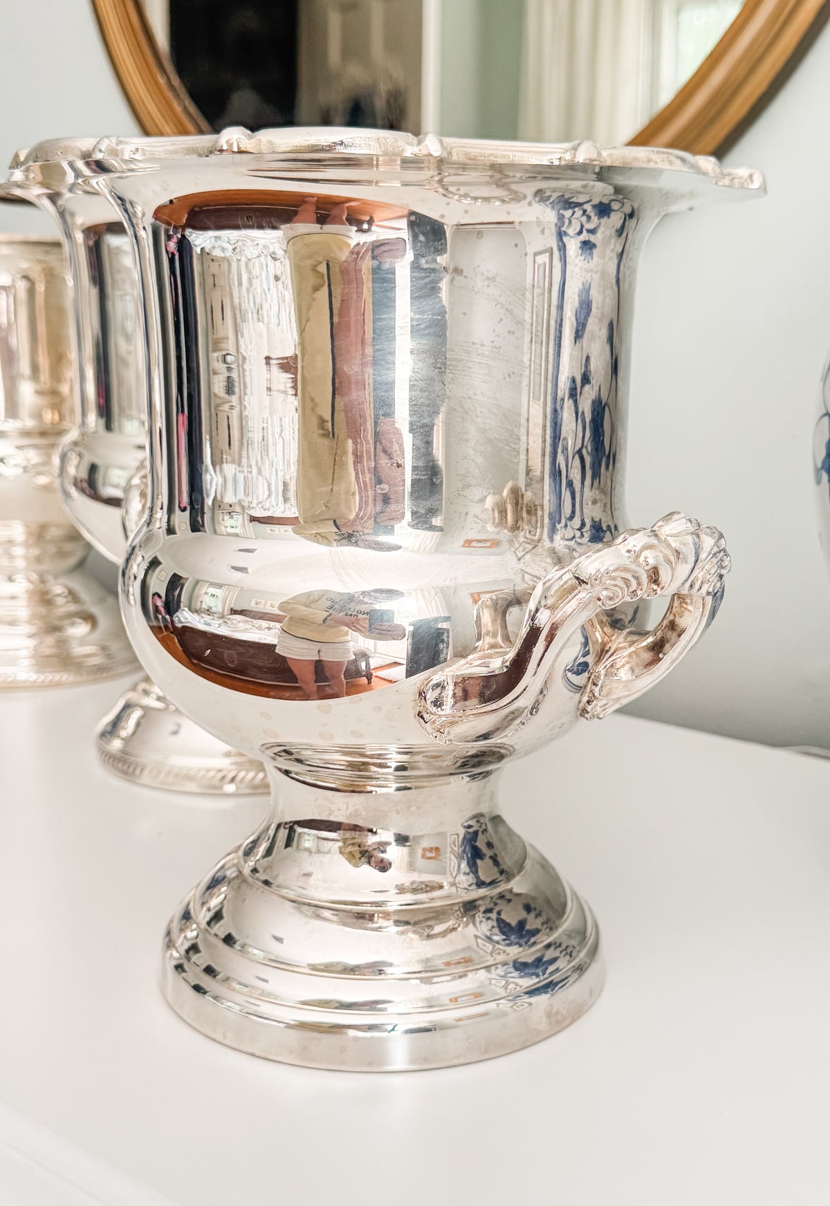 Classic Vintage Silverplate Champagne Bucket