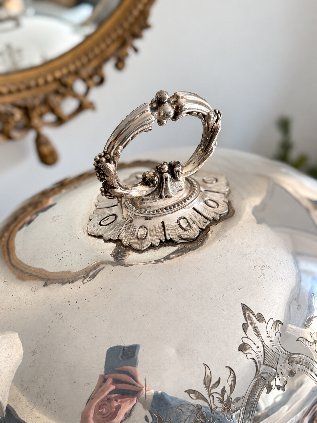 Exceptional Victorian Silver-Plated Meat Dome & Warming Platter
