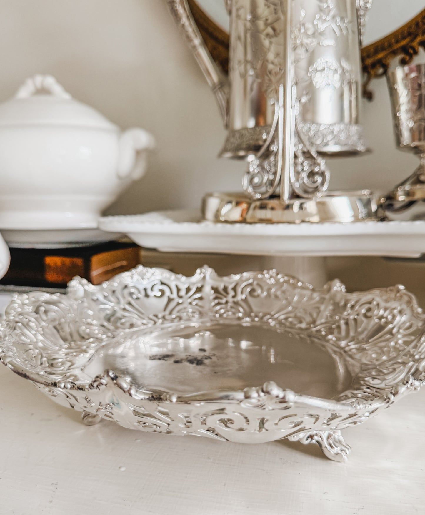 Stunning Pierced Bowl Circa 1880's