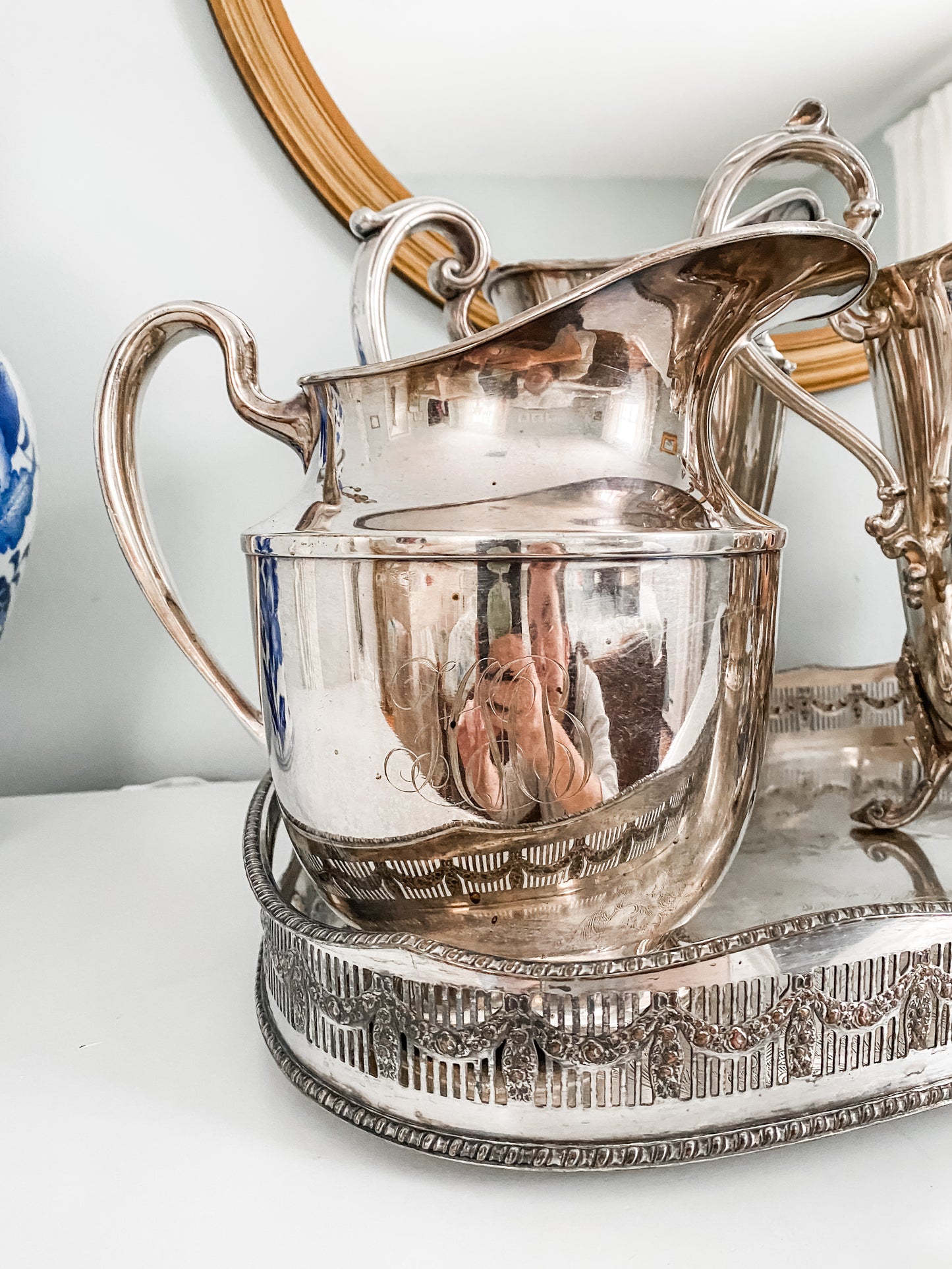 Vintage Derby Silver Co. Pitcher