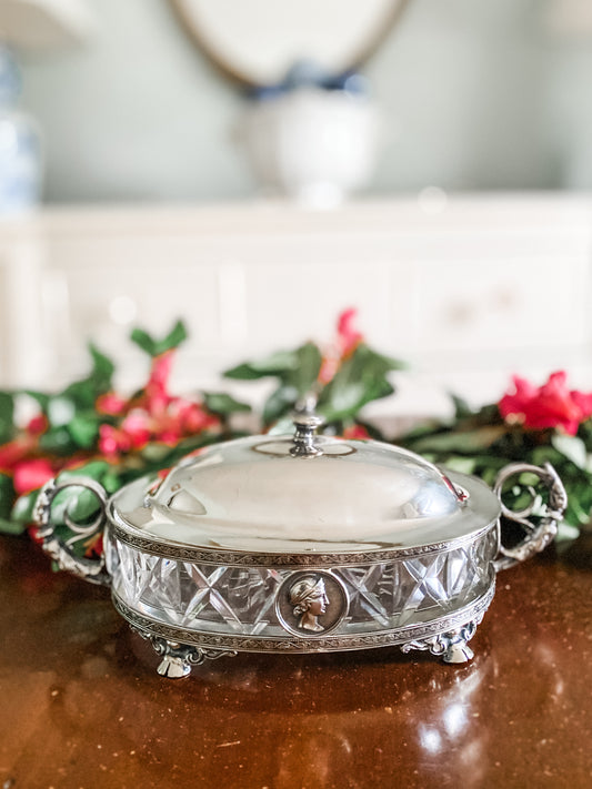 Exquisite Elkington & Co. English Double Handled Server from 1883