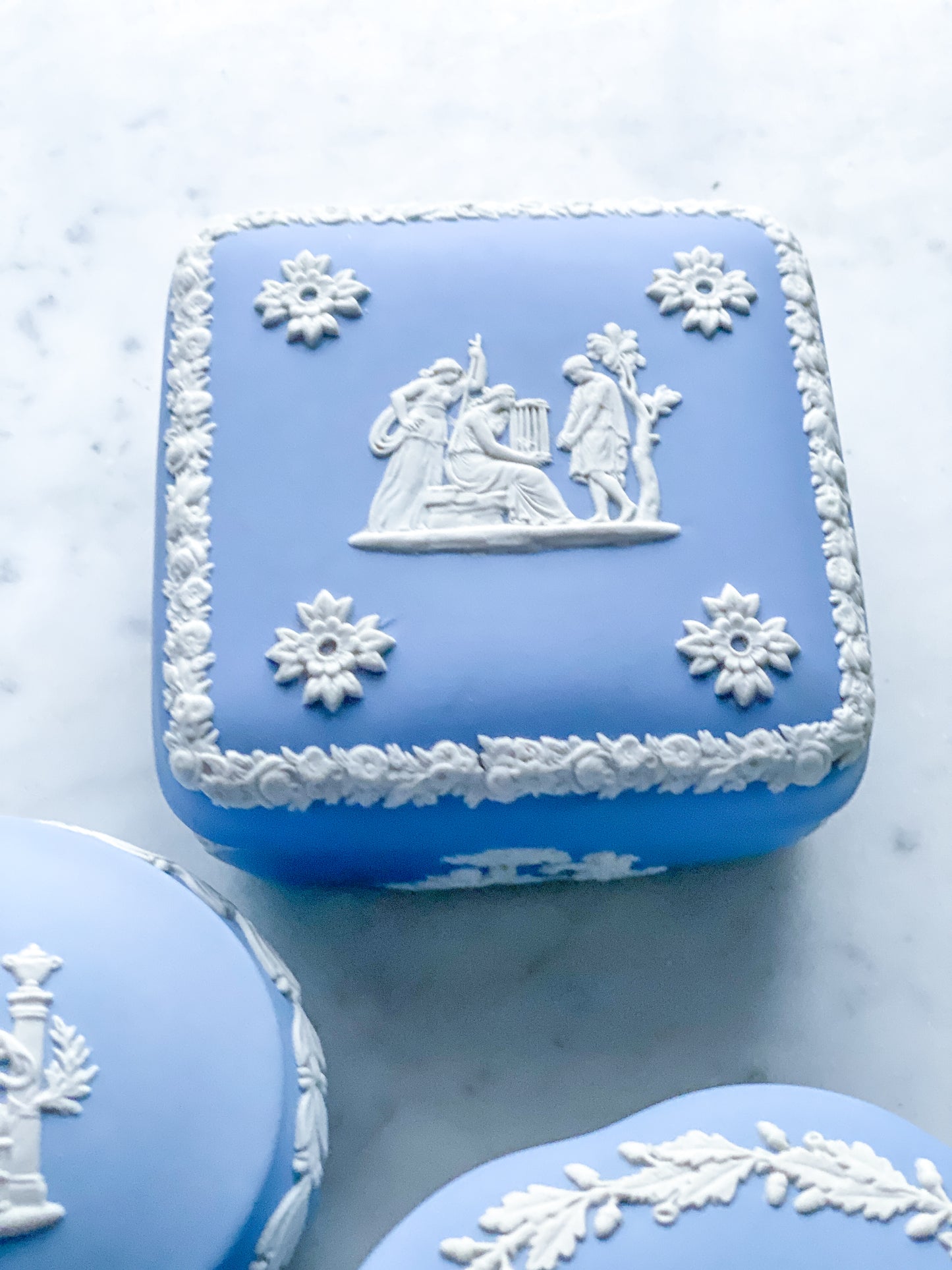 Wedgwood Jasperware Lidded Trinket Box