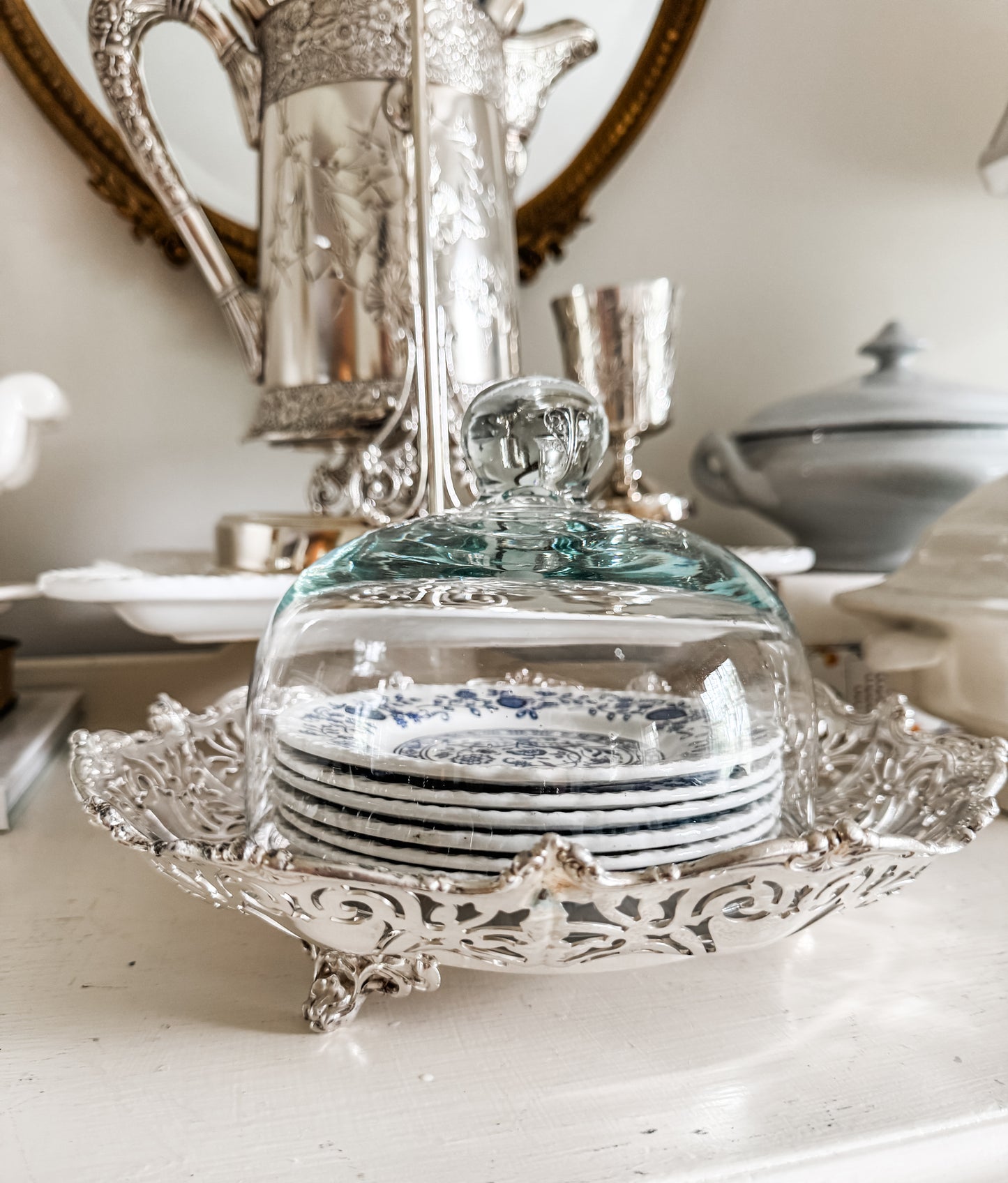 Stunning Pierced Bowl Circa 1880's
