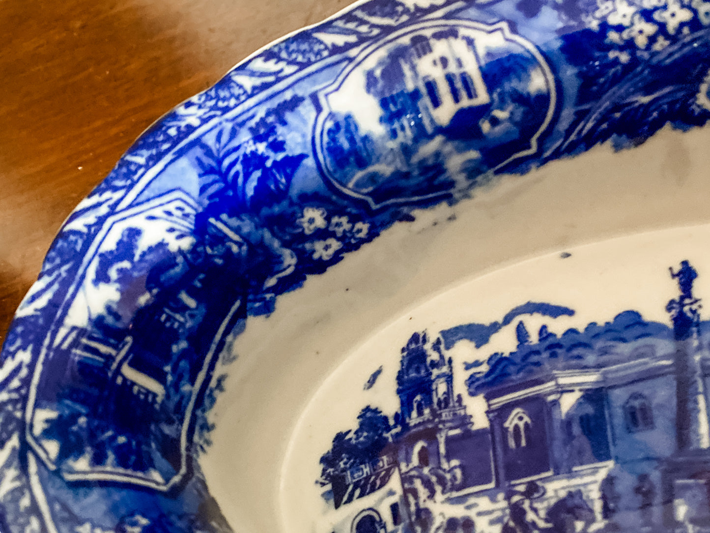 Blue and White Footbath / Tureen