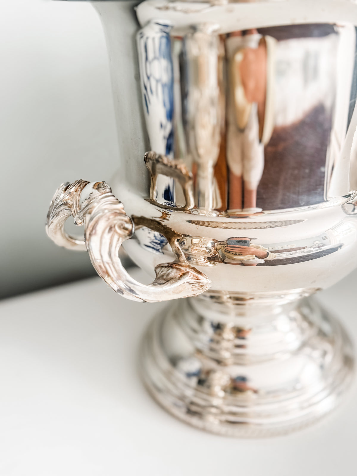 Vintage Rope-Edged Champagne Bucket