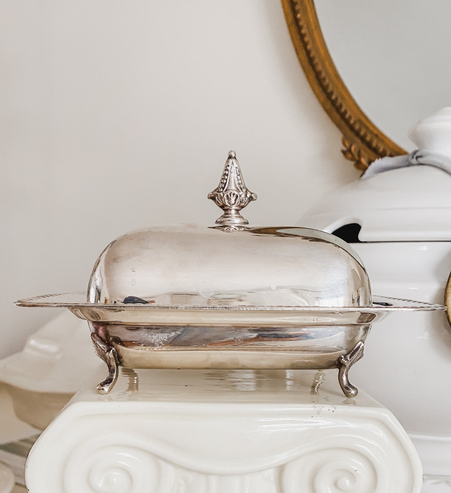 Sheffield Silver Co. Butter Dish