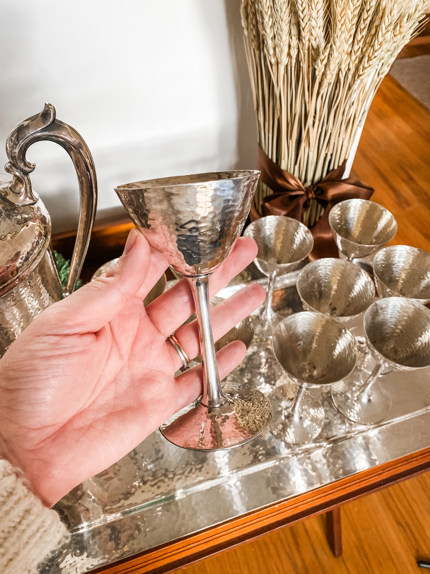 Fabulous Complete 1910's-1920's Meriden Cocktail Set