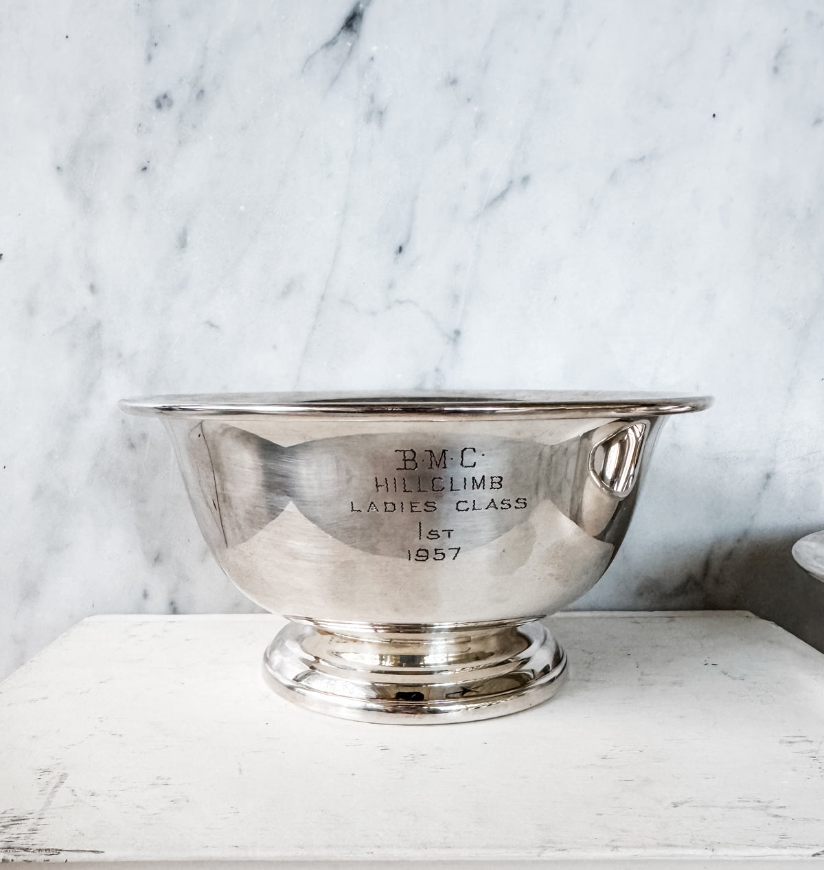 Winner’s Circle — Trio of 1957 Silverplate Trophy Bowls