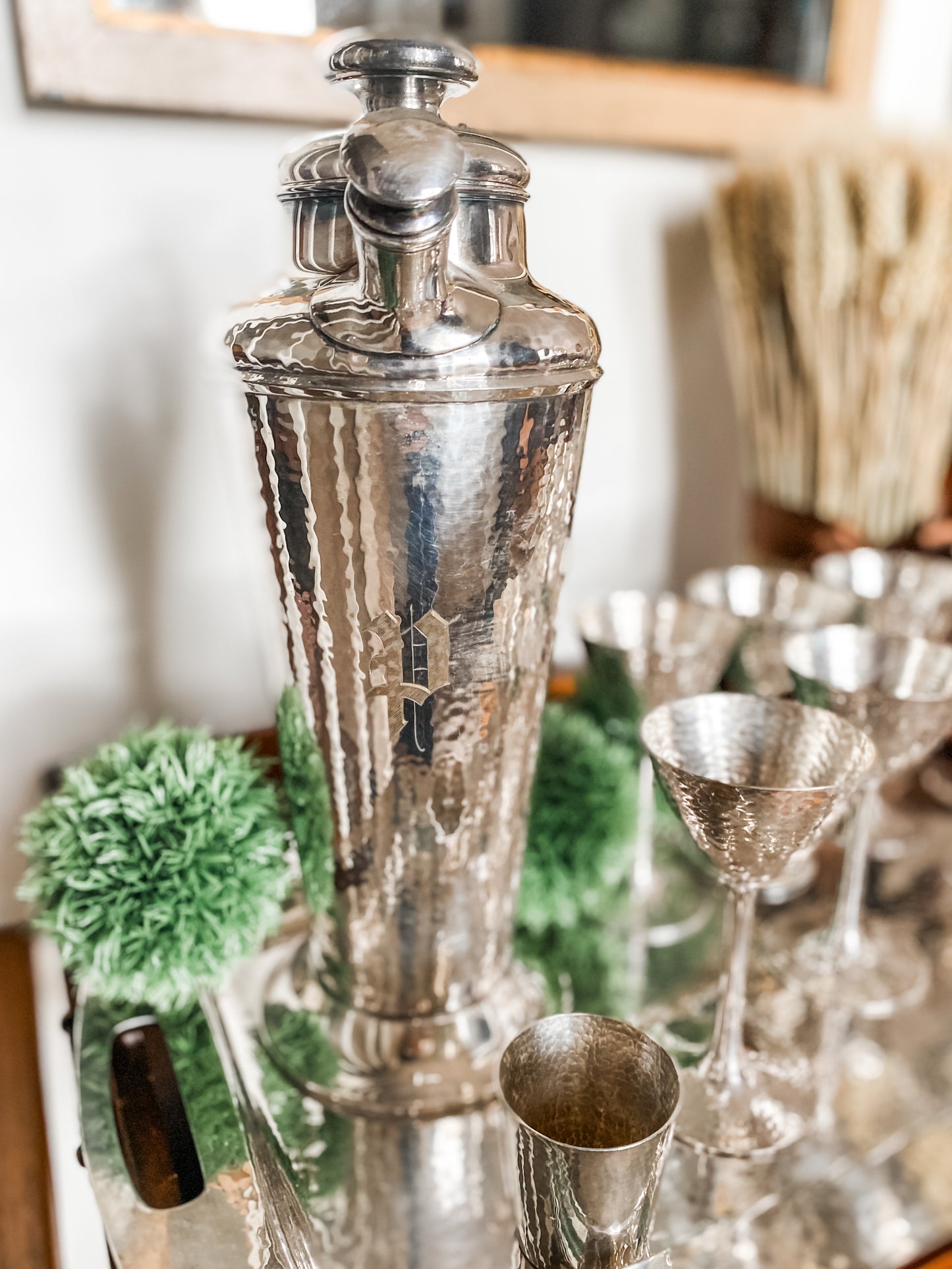 Fabulous Complete 1910's-1920's Meriden Cocktail Set