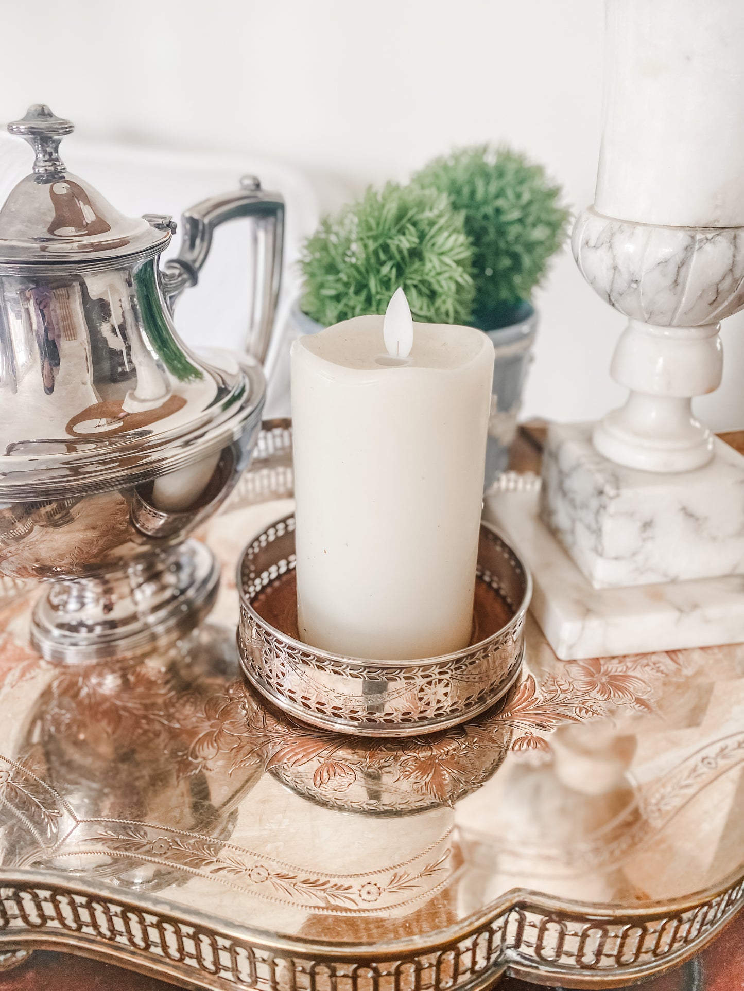 American Classic: Kirk Stieff Silverplate Wine coaster