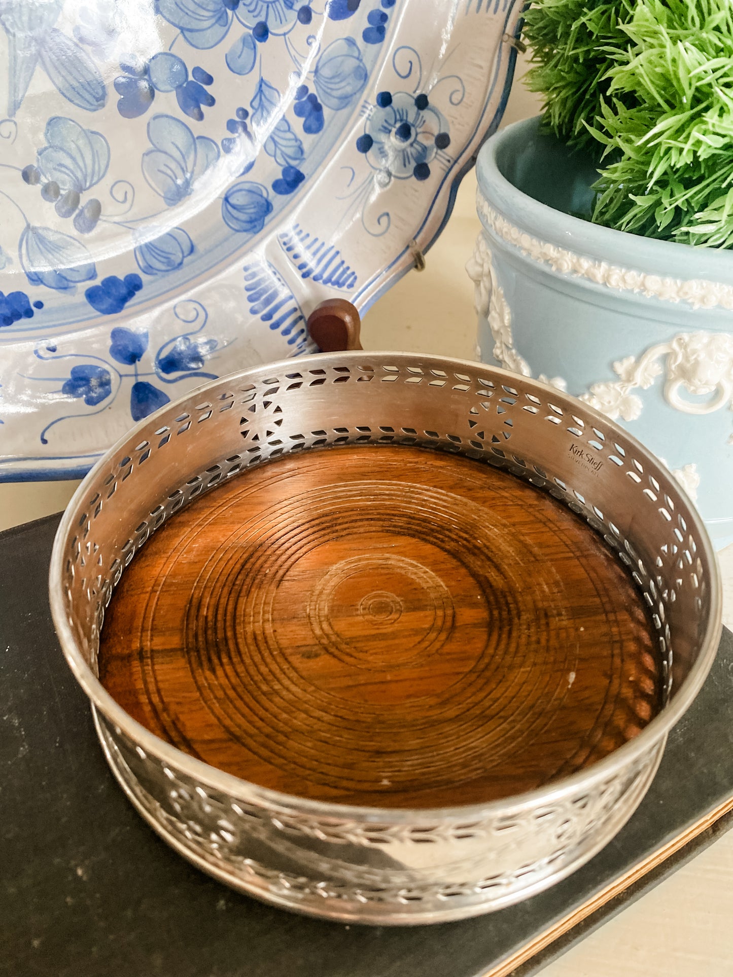 American Classic: Kirk Stieff Silverplate Wine coaster