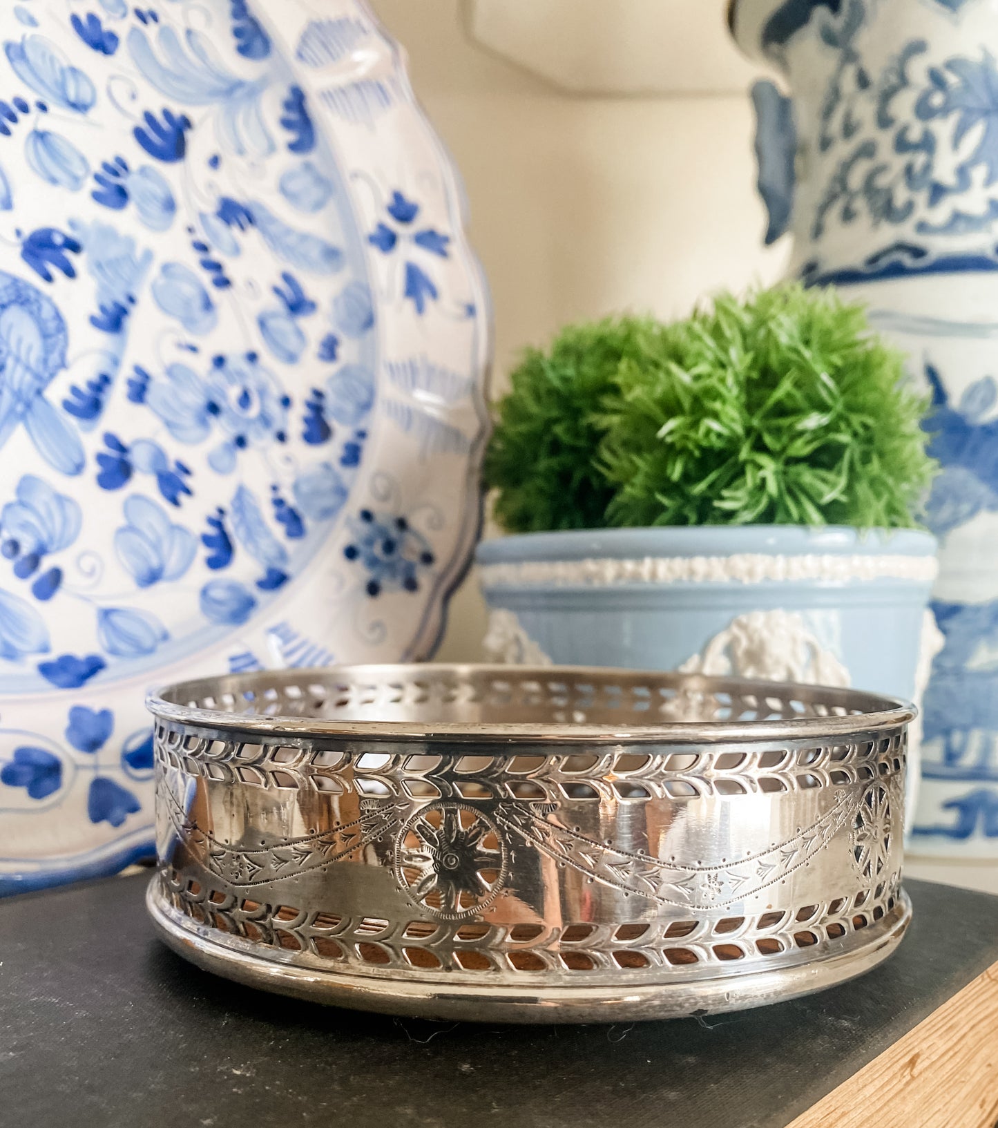 American Classic: Kirk Stieff Silverplate Wine coaster