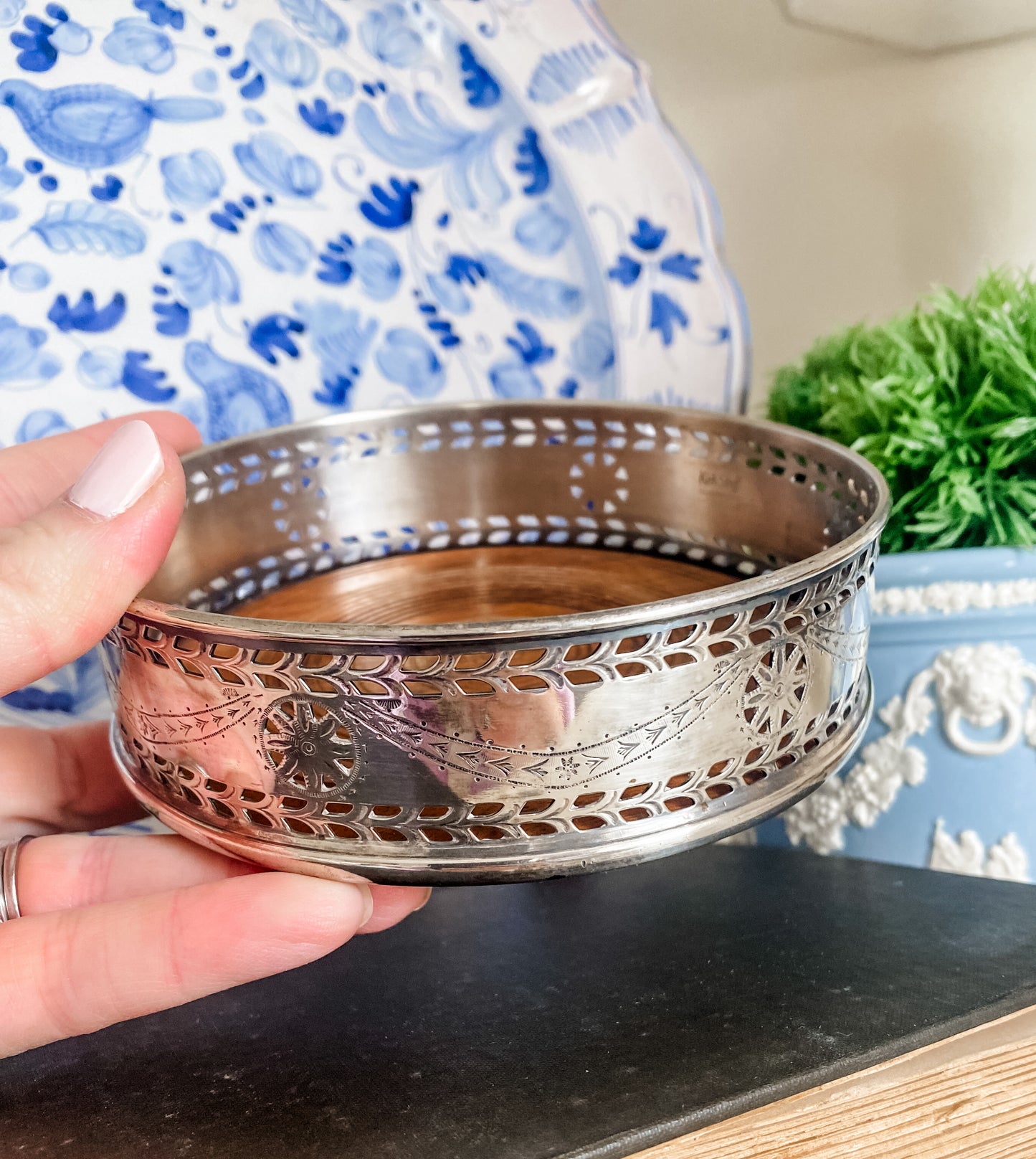 American Classic: Kirk Stieff Silverplate Wine coaster