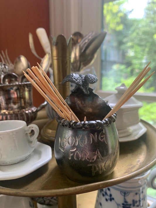 Antique Whimsical Toothpick Holder
