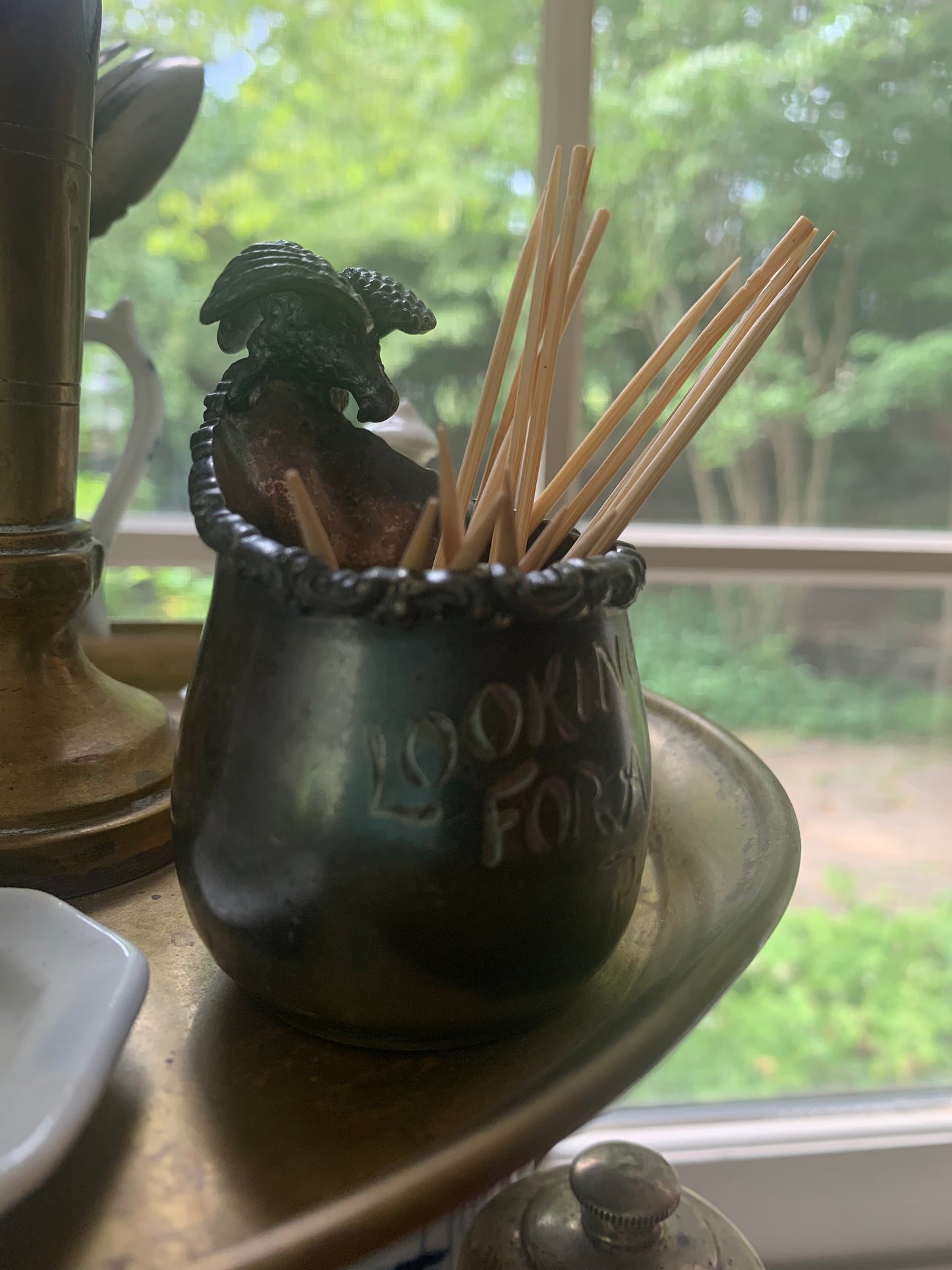 Antique Whimsical Toothpick Holder