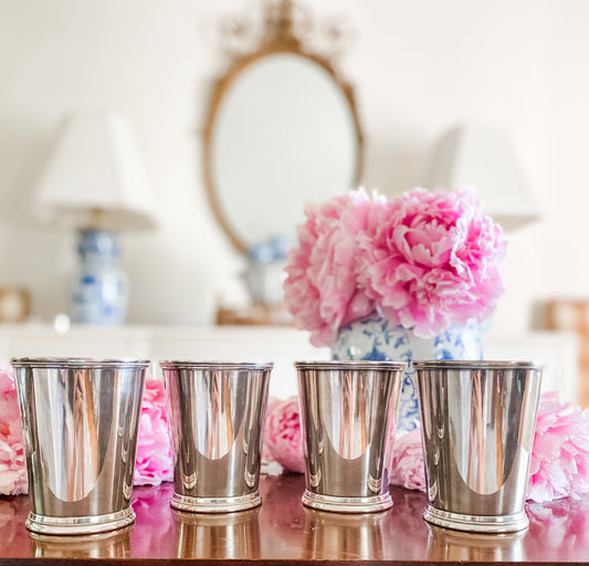 Set of 4 E.G. Webster & Son Mint Julep Cups