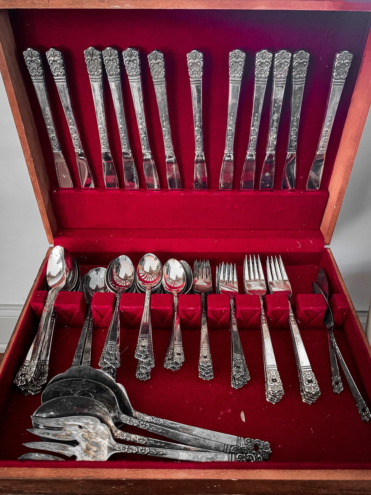 Antique Silver Plated Flatware by Rogers