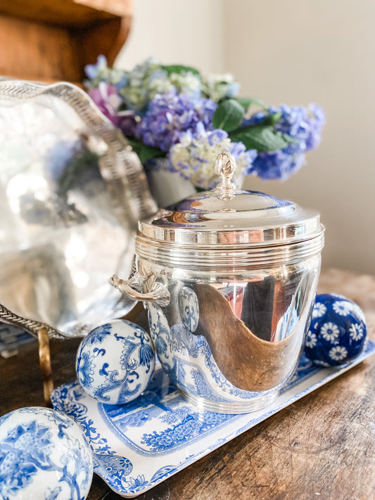 Wonderful Sheffield Silver Ice Bucket