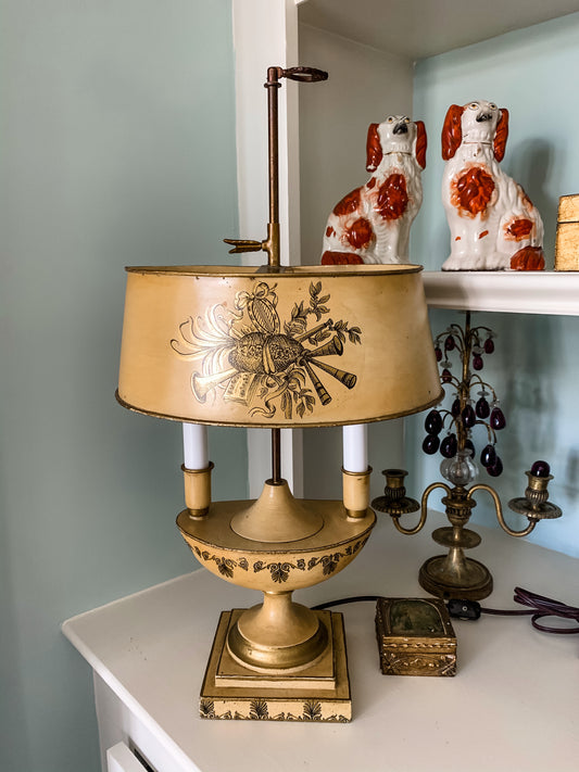 Large Bouillotte Lamp from Italy