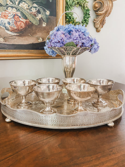 Delightful Pedestal Dessert or fruit Cups