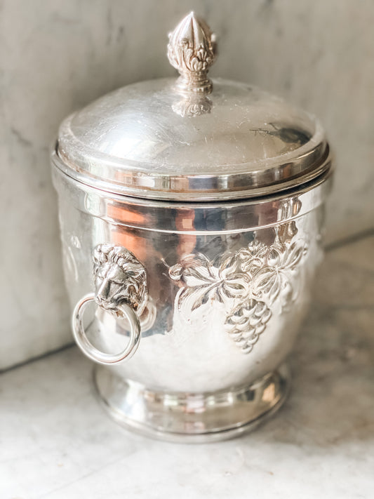 Ice Bucket with Lion Head handles