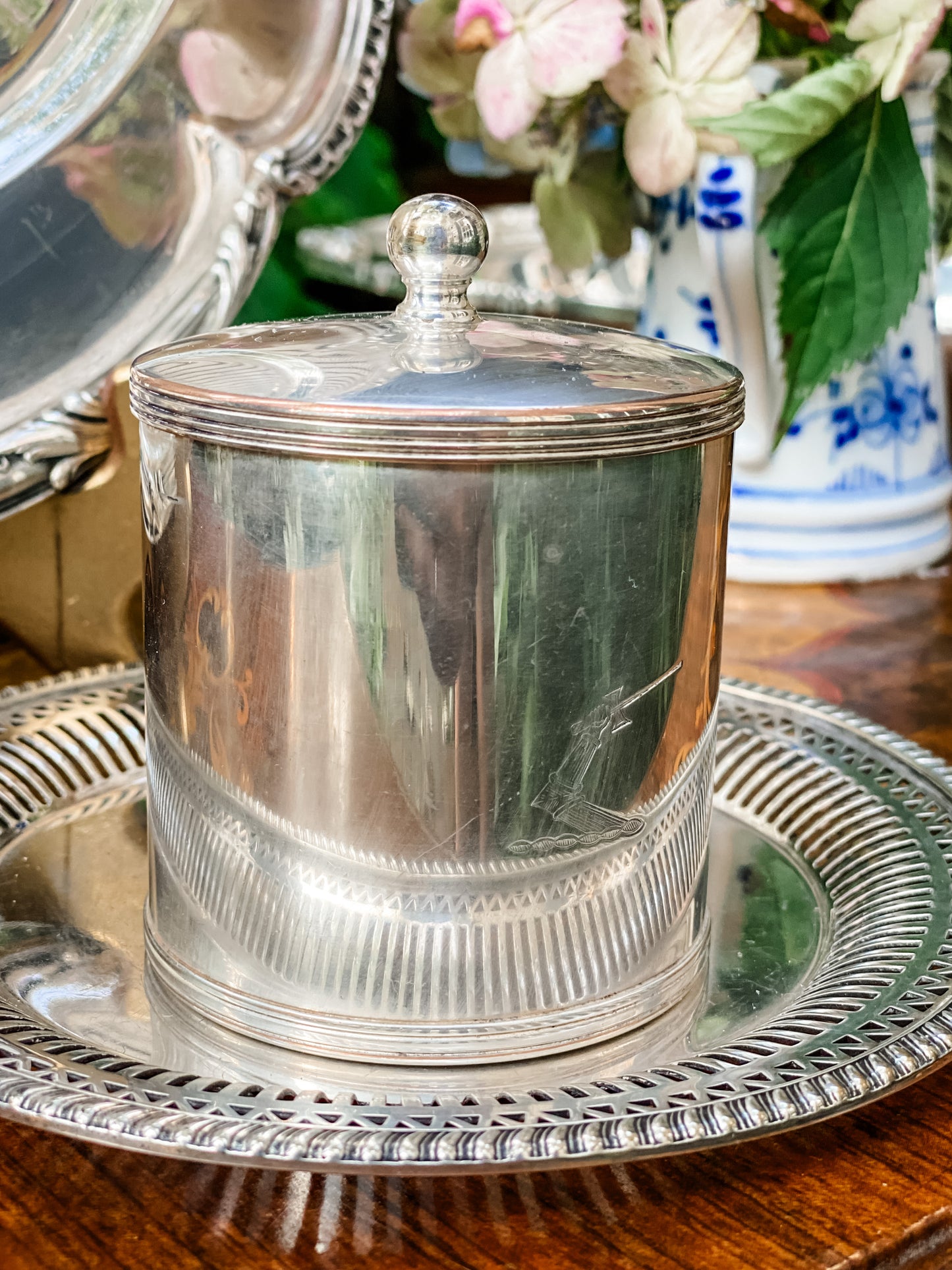 Darling Antique English Tea Canister