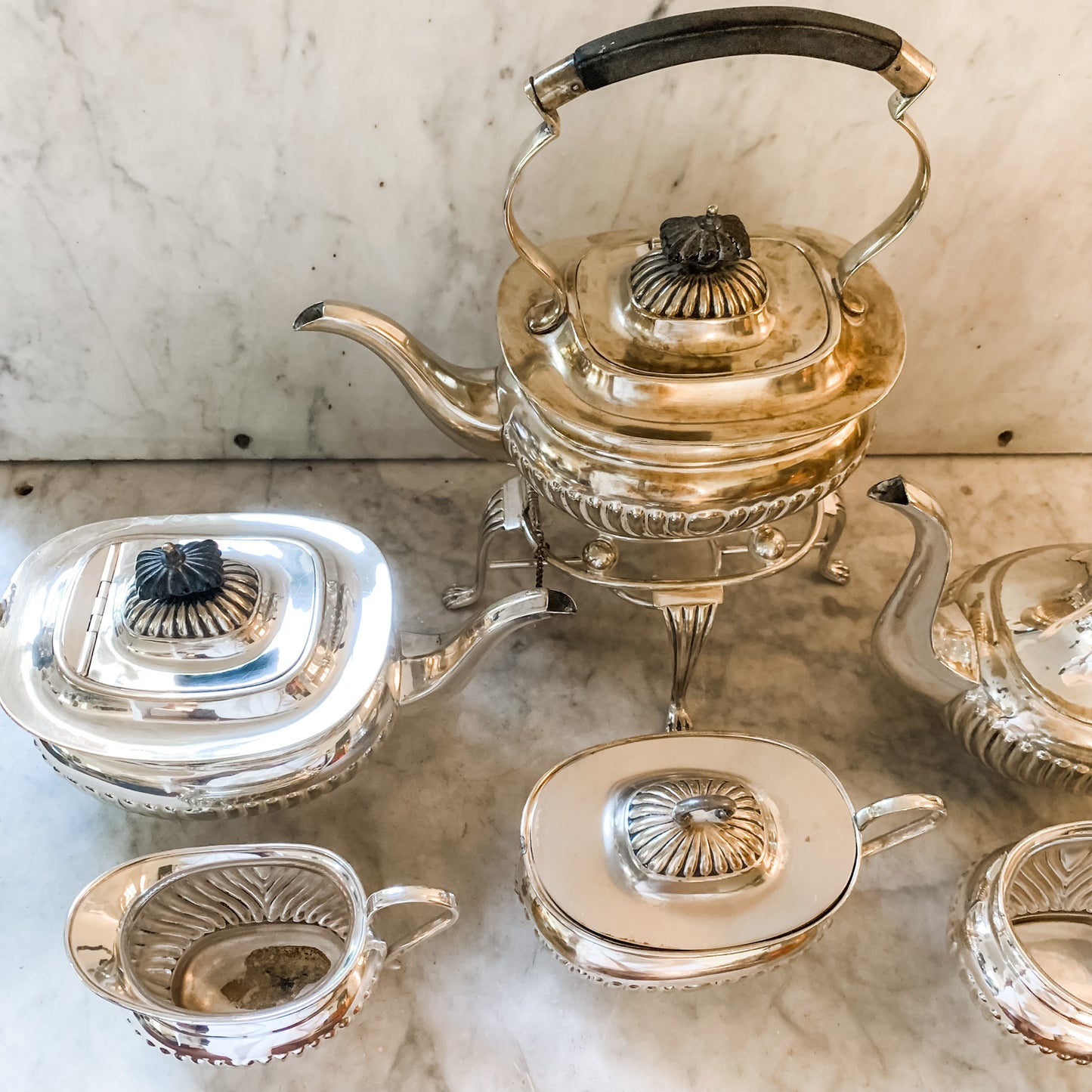 Stunning Antique Royal British Sheffield Tea And Coffee Set!