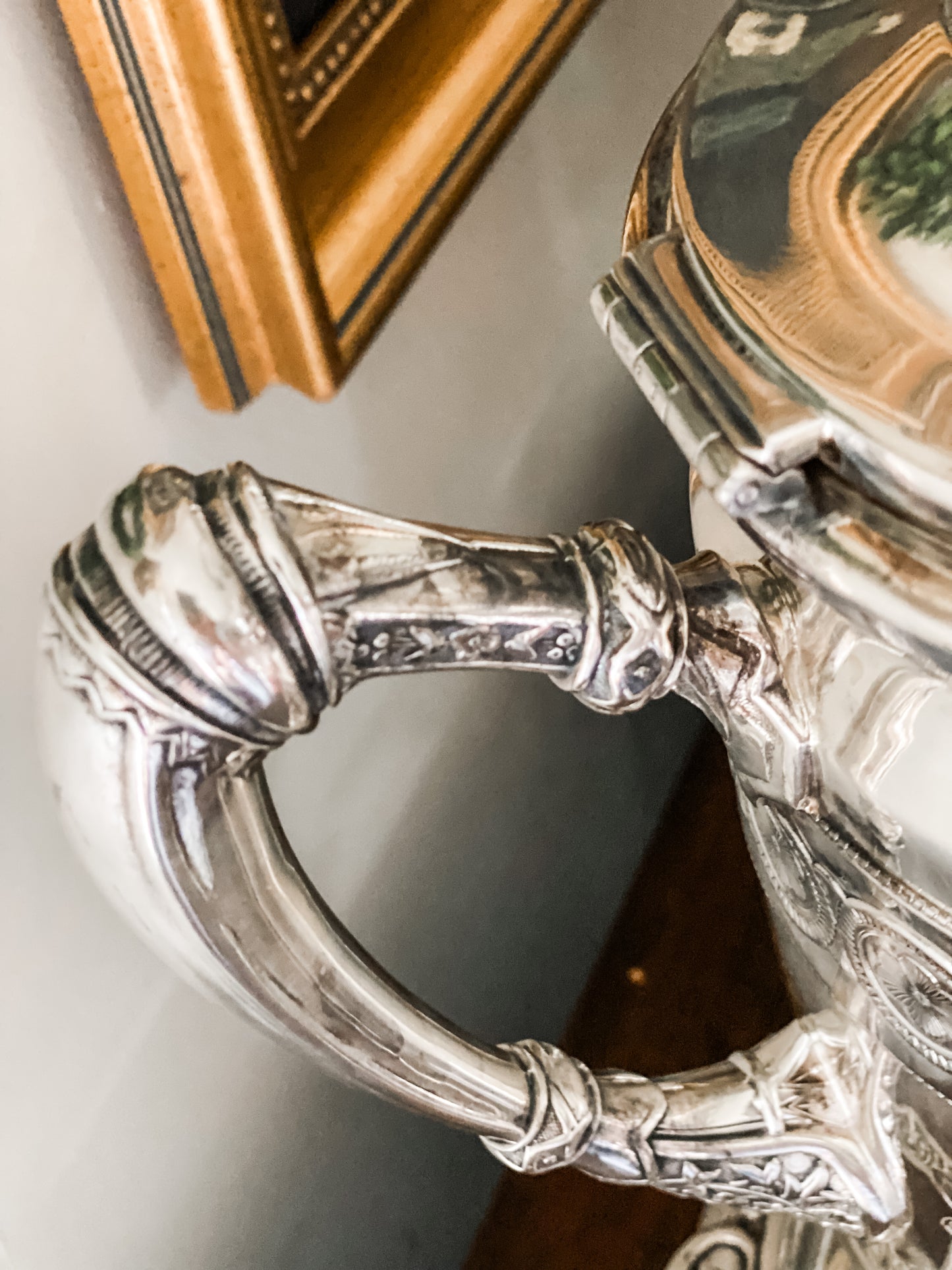 Absolutely Stunning!  Water Pitcher on Stand with Cup and Tray