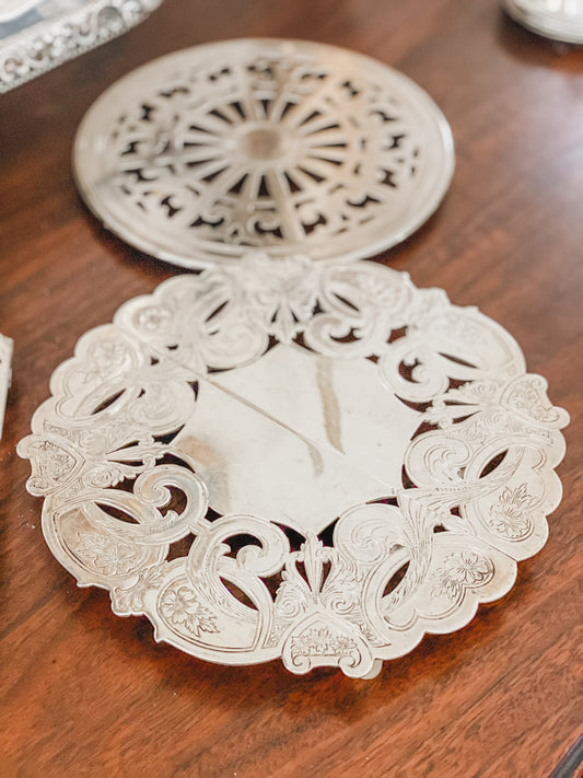 Pair of 2 Antique Trivets