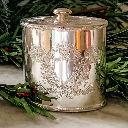 Exquisite Antique English Tea Caddy