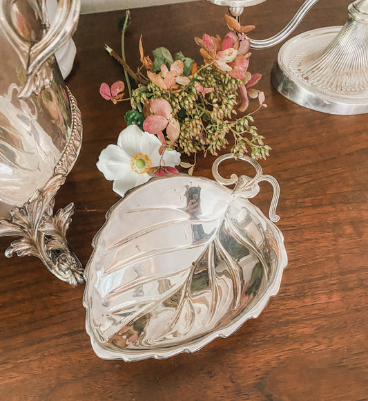 English Strawberry Leaf Dish