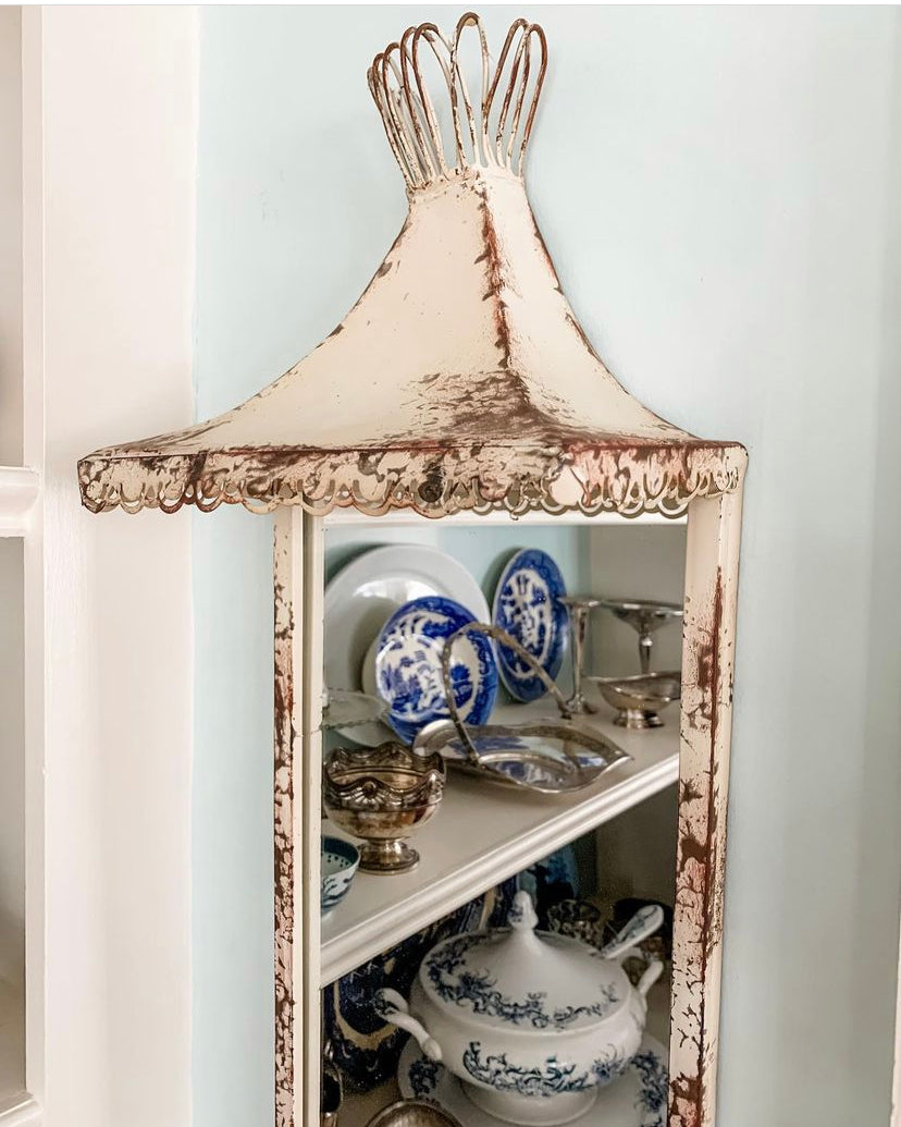 French Country Mirrored Wall Sconce