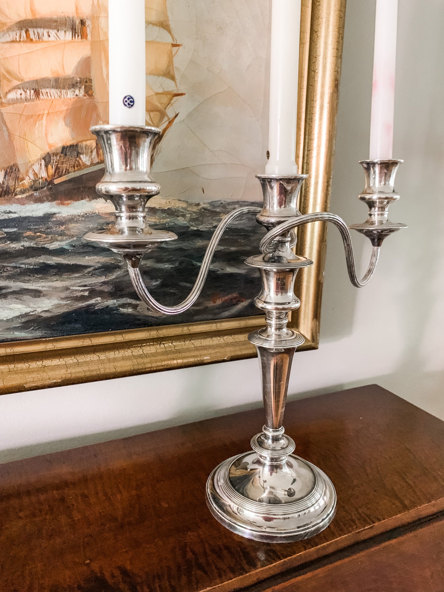 Antique English Candelabras by Barker Ellis!