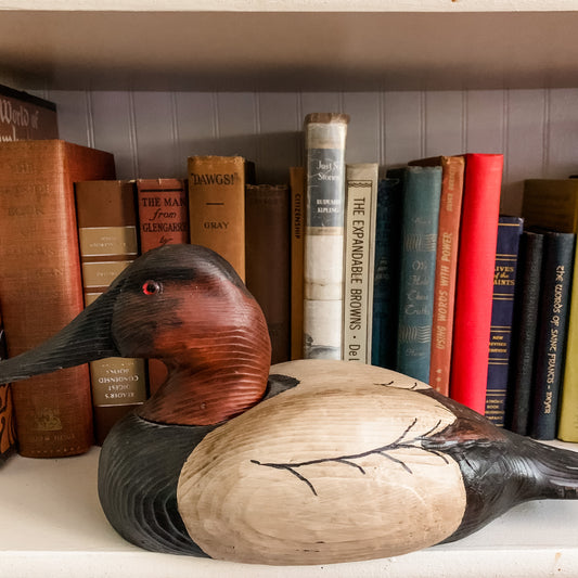 Hand carved and Painted Wood Duck Decoy